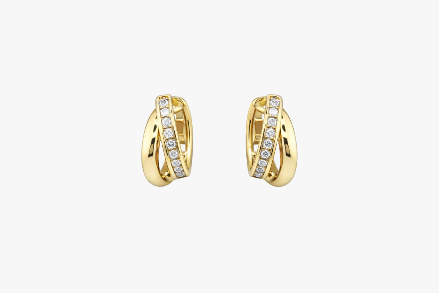 Two Tone Double Band Hoops