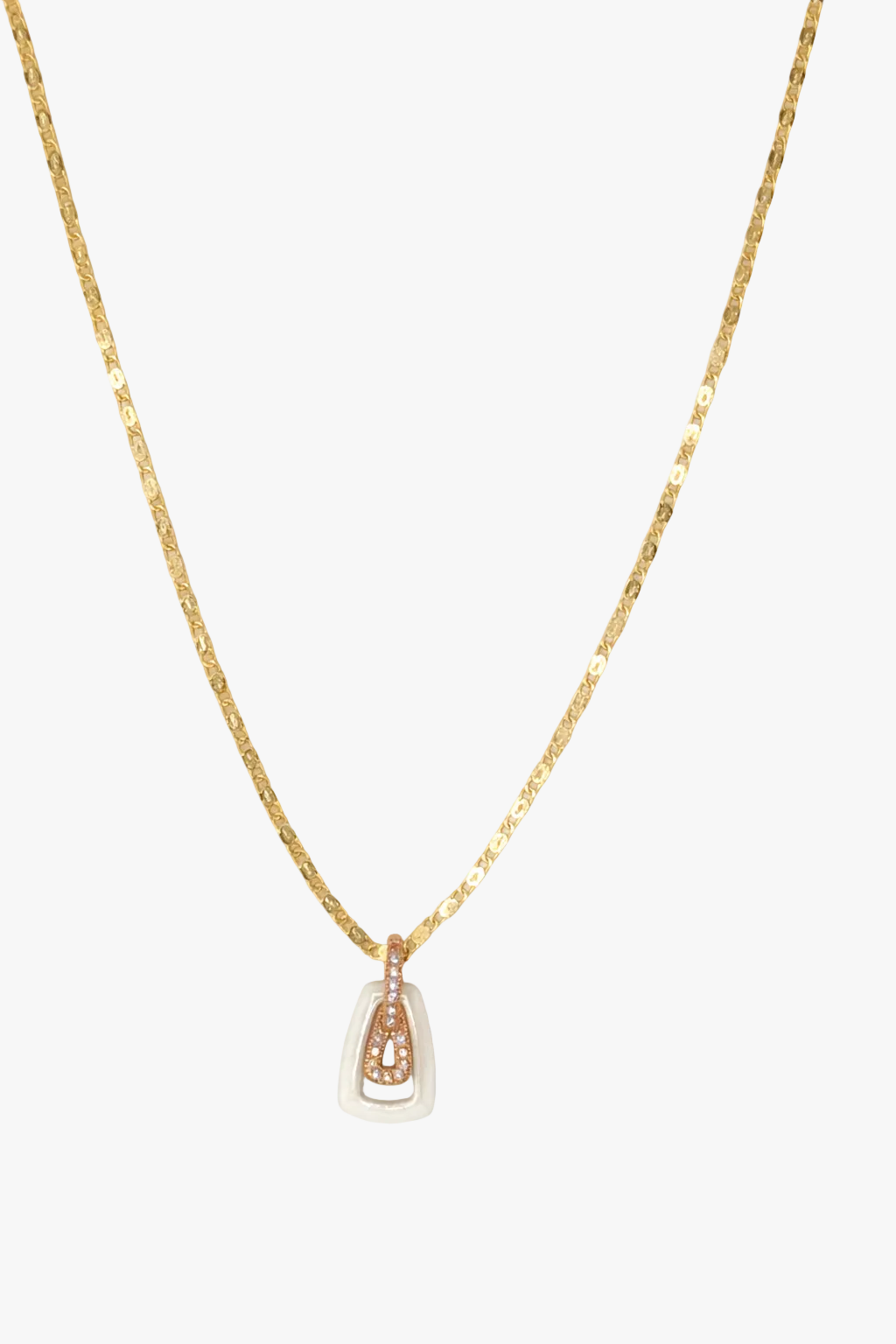 Halo Teardrop Necklace