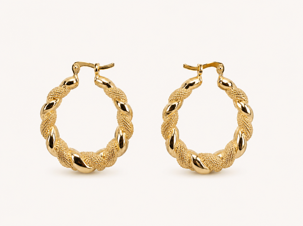 Luxe Twist Hoops