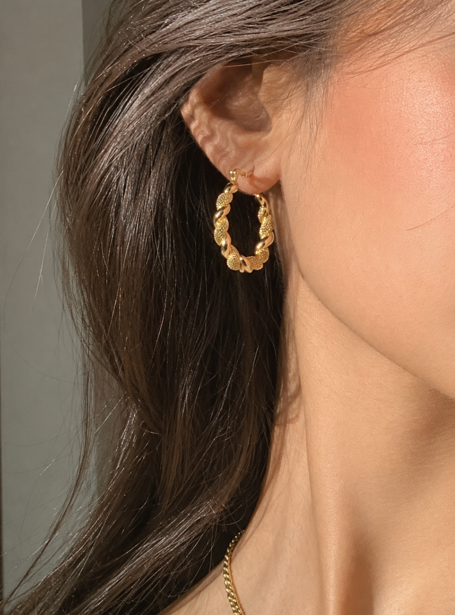 Luxe Twist Hoops